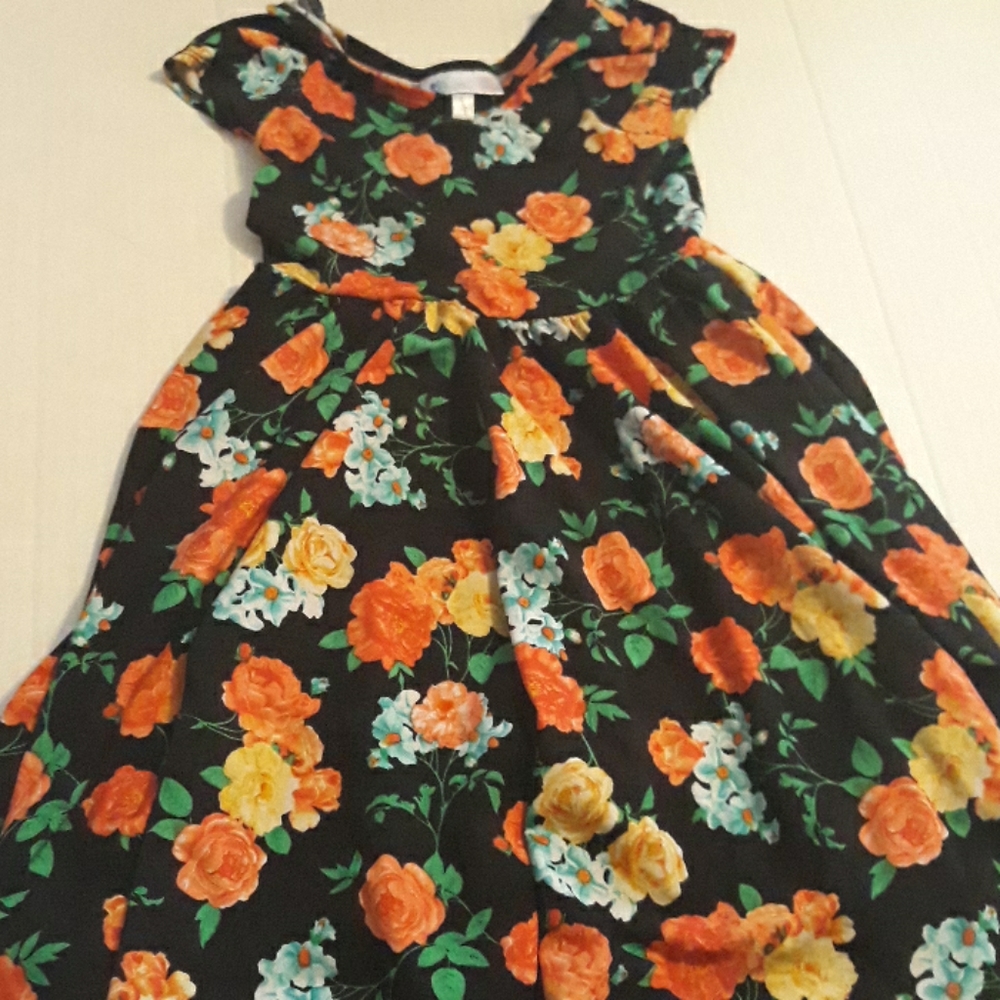 Girls Floral Lularoe Dress
